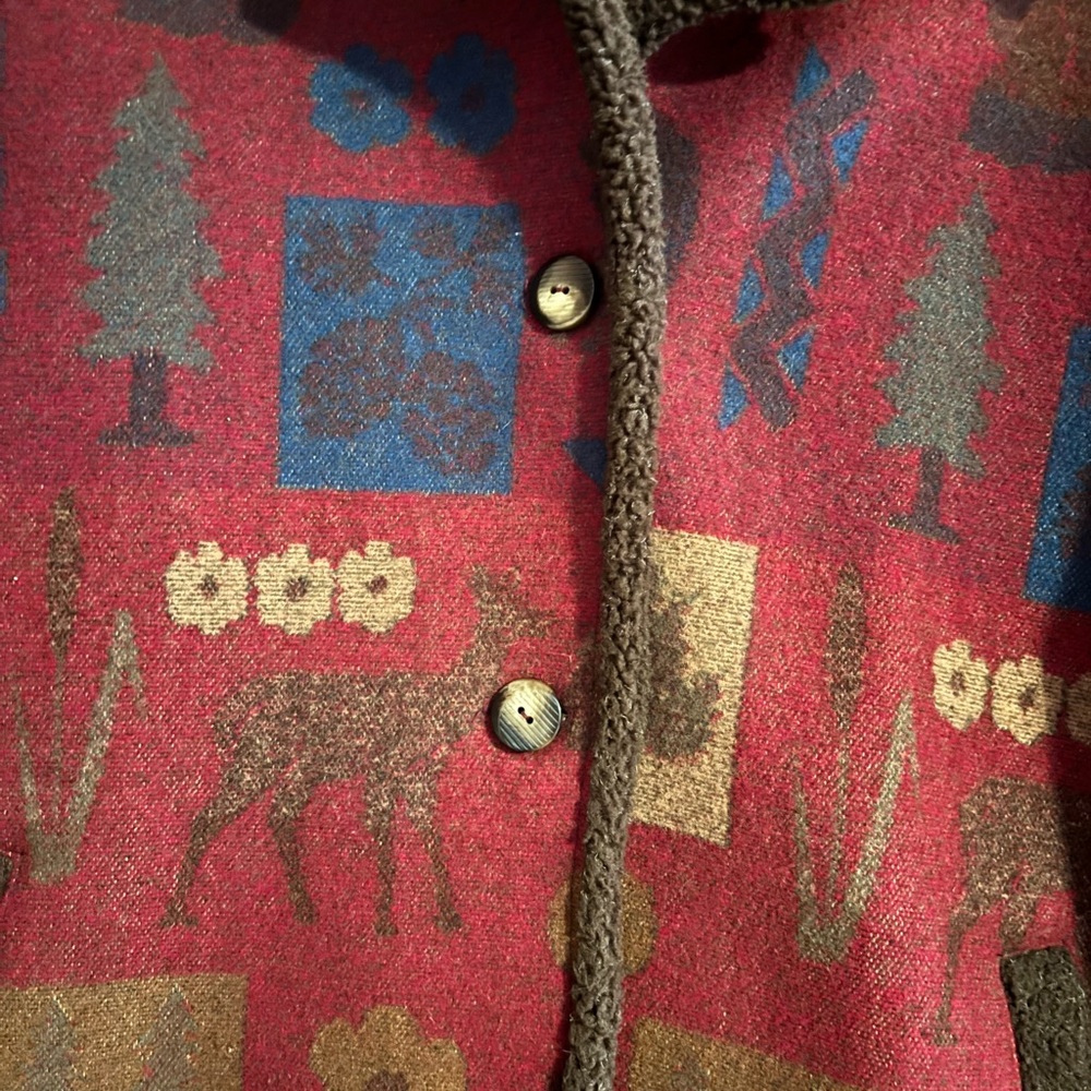 Pendleton Red And Brown Wool Jacket - image 4